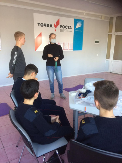 Кадеты прошли обучение по курсу «Оказание первой помощи».